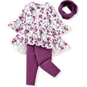 Girl Fall Winter Clothes Toddler Girls Spring Outfits Baby Girl Floral Top with